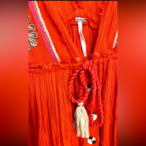 Free People Womens Will Wait for You Boho Floral Maxi Dress - Picture 10 of 11